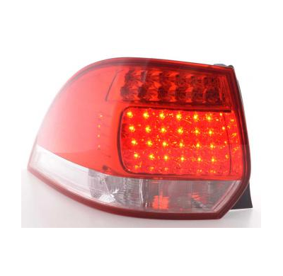 Kit De Pilotos Traseros Led Vw Golf 5 Variant Modelo 1km  07-09 Color Claro/Rojo Fk Automotive