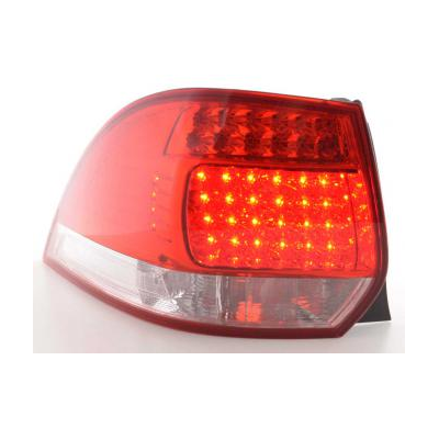 Kit De Pilotos Traseros Led Vw Golf 5 Variant Modelo 1km  07-09 Color Claro/Rojo Fk Automotive