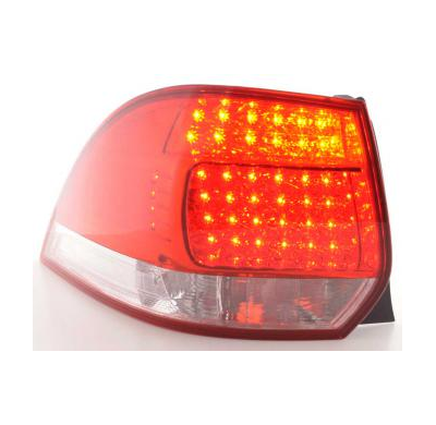 Kit De Pilotos Traseros Led Vw Golf 5 Variant Modelo 1km  07-09 Color Claro/Rojo Fk Automotive