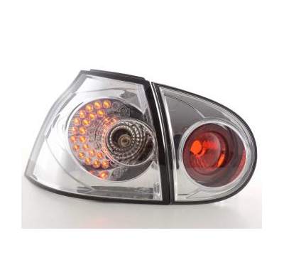 Kit De Pilotos Traseros Led Vw Golf 5 Modelo 1k  2003-2008 Cromado Fk Automotive