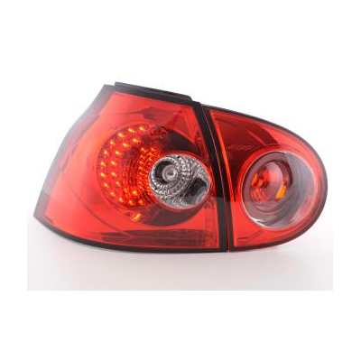 Kit De Pilotos Traseros Led Vw Golf 5 Modelo 1k  2003-2008 Rojo Fk Automotive