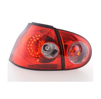 Kit De Pilotos Traseros Led Vw Golf 5 Modelo 1k  2003-2008 Rojo Fk Automotive