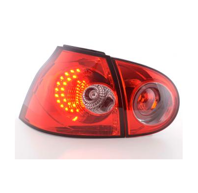 Kit De Pilotos Traseros Led Vw Golf 5 Modelo 1k  2003-2008 Rojo Fk Automotive
