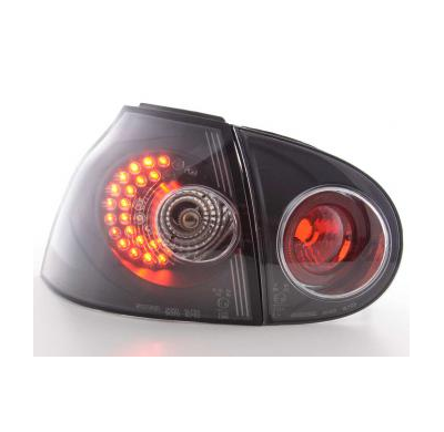 Kit De Pilotos Traseros Led Vw Golf 5 Modelo 1k  2003-2008 Negro Fk Automotive