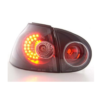 Kit De Pilotos Traseros Led Vw Golf 5 Modelo 1k  2003-2008 Negro Fk Automotive