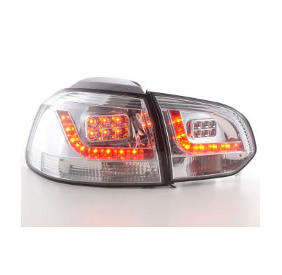 Kit De Pilotos Traseros Led Vw Golf 6 Modelo 1k  08- Cromado Fk Automotive