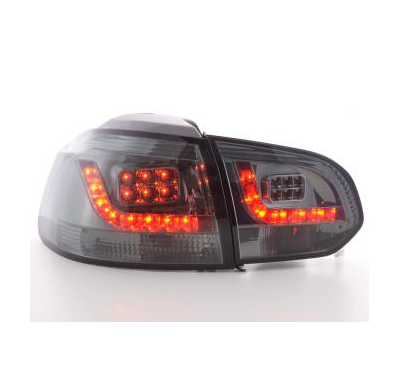 Kit De Pilotos Traseros Led Vw Golf 6 Modelo 1k  08- Negro Fk Automotive