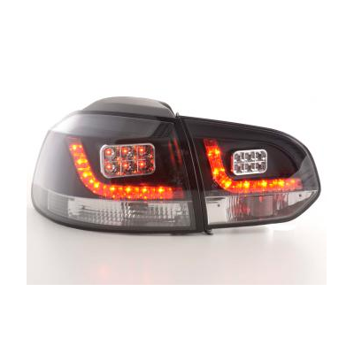 Kit De Pilotos Traseros Led Vw Golf 6 Modelo 1k  08- Negro Fk Automotive