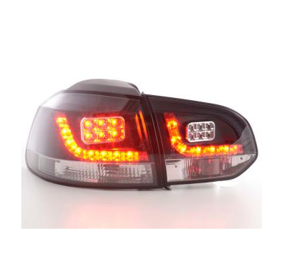 Kit De Pilotos Traseros Led Vw Golf 6 Modelo 1k  08- Negro Fk Automotive
