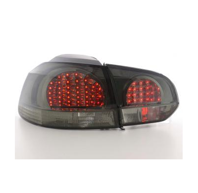 Kit De Pilotos Traseros Led Vw Golf 6 Modelo 1k  08- Negro Fk Automotive