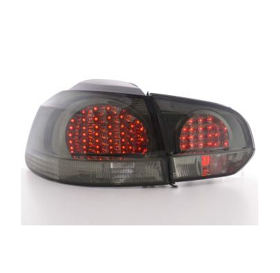 Kit De Pilotos Traseros Led Vw Golf 6 Modelo 1k  08- Negro Fk Automotive
