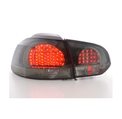 Kit De Pilotos Traseros Led Vw Golf 6 Modelo 1k  08- Negro Fk Automotive