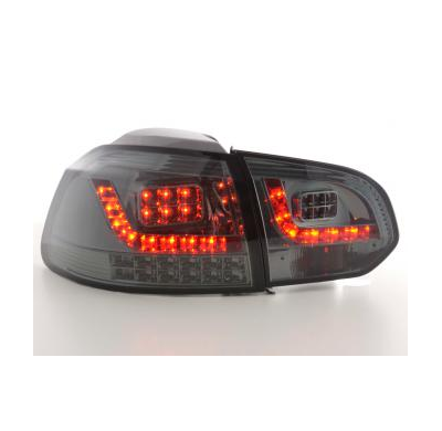 Kit De Pilotos Traseros Led Vw Golf 6 Modelo 1k  08- Negro Fk Automotive