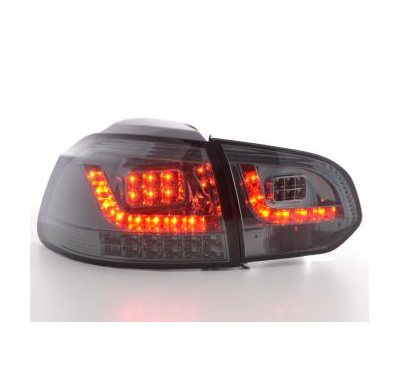 Kit De Pilotos Traseros Led Vw Golf 6 Modelo 1k  08- Negro Fk Automotive