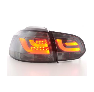 Pilotos Led Juego Vw Golf 6 Typ 1k Bj. 2008-2012 Negro Fk Automotive