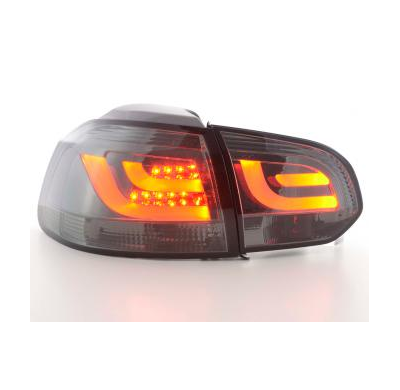 Pilotos Led Juego Vw Golf 6 Typ 1k Bj. 2008-2012 Negro Fk Automotive