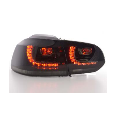Kit De Pilotos Traseros Led Vw Golf 6, Negro Fk Automotive