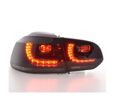 Kit De Pilotos Traseros Led Vw Golf 6, Negro Fk Automotive