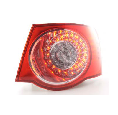 Piloto de recambio trasero derecho VW Jetta 5 (tipo 1KM) año 05- rojo transparente Fk automotive