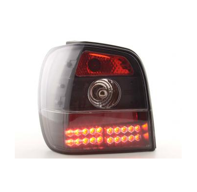 Kit De Pilotos Traseros Led Vw Polo Modelo 6n  95-98 Negro Fk Automotive