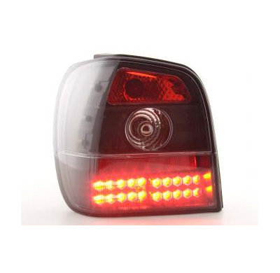 Kit De Pilotos Traseros Led Vw Polo Modelo 6n  95-98 Negro Fk Automotive