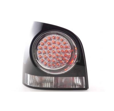 Kit De Pilotos Traseros Led Vw Polo Modelo 9n  05-09 Negro Fk Automotive