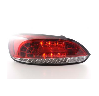 Kit De Pilotos Traseros Led Vw Scirocco 3 Modelo 13  08- Rojo/Color Claro Fk Automotive