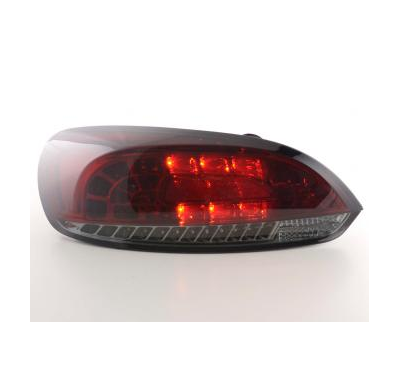 Kit De Pilotos Traseros Led Vw Scirocco 3 Modelo 13  08- Rojo/Negro Fk Automotive