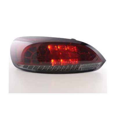 Kit De Pilotos Traseros Led Vw Scirocco 3 Modelo 13  08- Rojo/Negro Fk Automotive