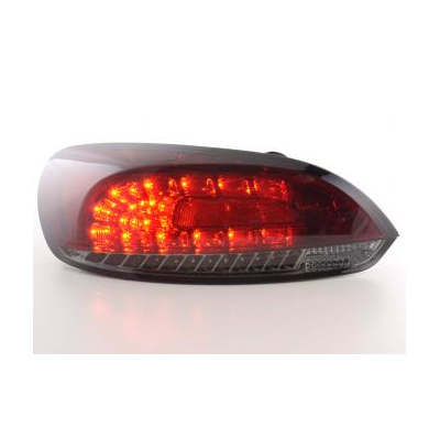 Kit De Pilotos Traseros Led Vw Scirocco 3 Modelo 13  08- Rojo/Negro Fk Automotive