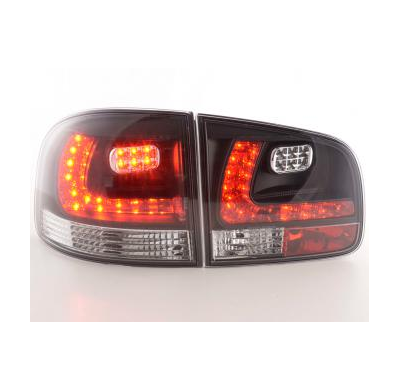 Kit De Pilotos Traseros Led Vw Touareg Modelo 7l  03-09, Negro Fk Automotive