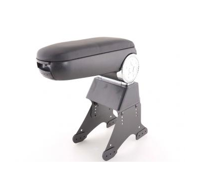 Apoyabrazos Universal Mit Staufach Schwarz/Chrom