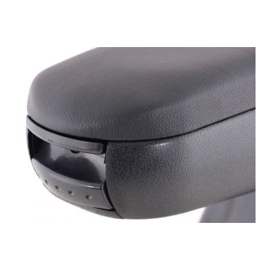 Apoyabrazos Universal Mit Staufach Schwarz/Chrom