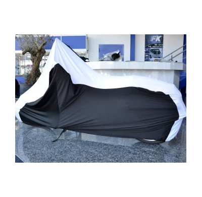 Funda De Moto Tamaño 225x92x124 Cm Schwarz/Weibe