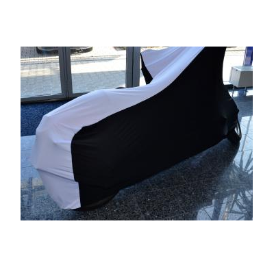 Funda De Moto Tamaño 225x92x124 Cm Schwarz/Weibe