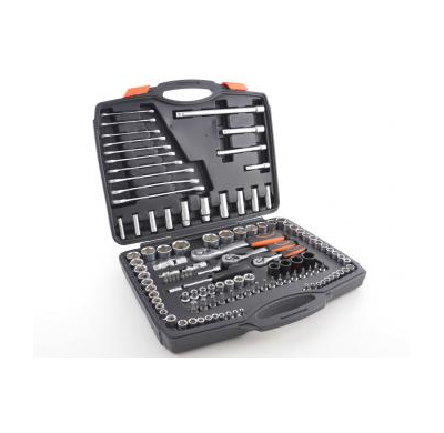 Caja Herramientas  120 Piezas Set 1/4 + 3/8 + 1/2 Zoll 120-Piezas