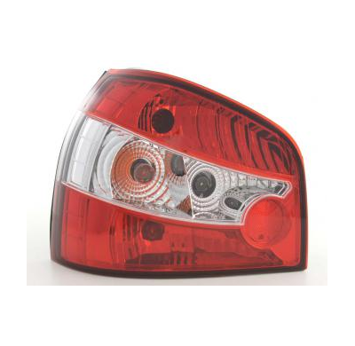 Kit De Pilotos Traseros Audi A3 Modelo 8l  96-00, Rojo/Color Claro Fk Automotive