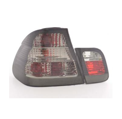 Kit De Pilotos Traseros Para Bmw Serie 3 Sedan Modelo E46  01-05 Negro Fk Automotive