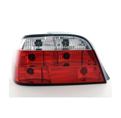 Kit De Pilotos Traseros Bmw 7er E38  95-02, Rojo/Color Claro Fk Automotive