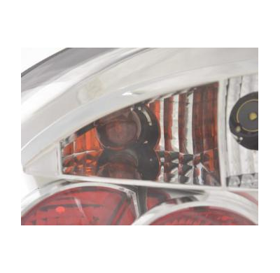 Kit De Pilotos Traseros Para Opel Tigra  95-03 Cromado Fk Automotive