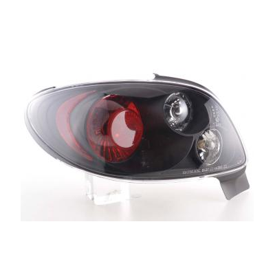 Kit De Pilotos Traseros Para Peugeot 206 Cc Modelo 2***  99-06 Negro Fk Automotive