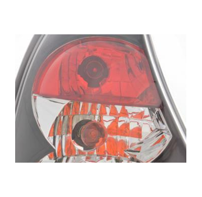 Kit De Pilotos Traseros Para Renault Clio Modelo B  01-04 Negro Fk Automotive