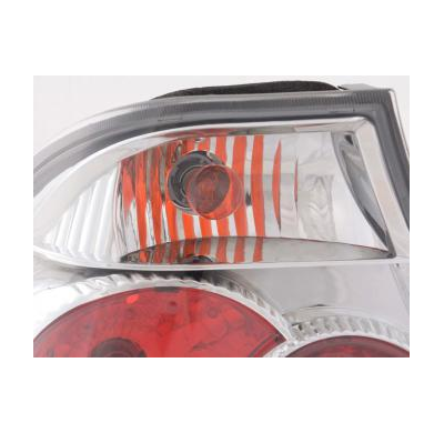 Kit De Pilotos Traseros Para Bmw Serie 3 Sedan Modelo E46  98-01 Cromado Fk Automotive