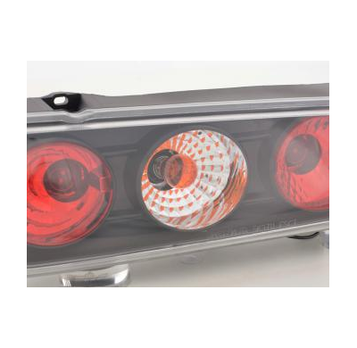 Kit De Pilotos Traseros Para Fiat Seicento Modelo 187  98-07 Negro Fk Automotive