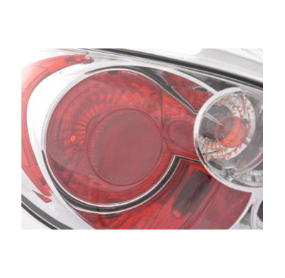 Kit De Pilotos Traseros Para Peugeot 206 Cc Modelo 2***  99-06 Cromado Fk Automotive