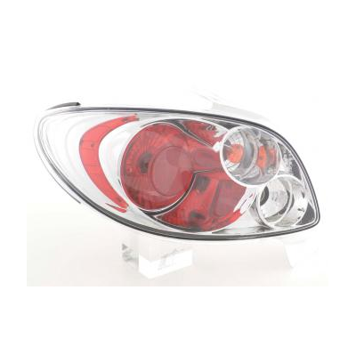 Kit De Pilotos Traseros Para Peugeot 206  98 - Cromado Fk Automotive