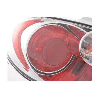 Kit De Pilotos Traseros Para Peugeot 206  98 - Cromado Fk Automotive