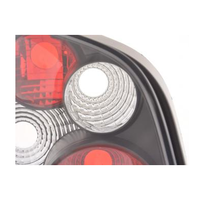 Kit De Pilotos Traseros Para Vw Polo Modelo 9n  01- Negro Fk Automotive