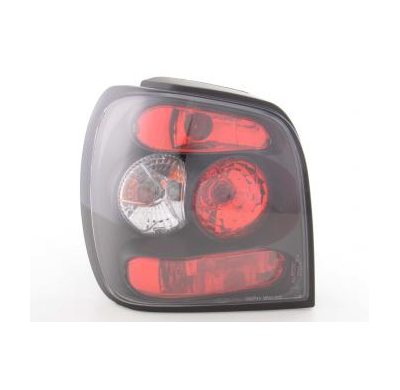 Kit De Pilotos Traseros Para Vw Polo Modelo 6n2  99-01 Negro Fk Automotive