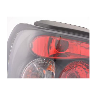 Kit De Pilotos Traseros Para Vw Polo Modelo 6n2  99-01 Negro Fk Automotive